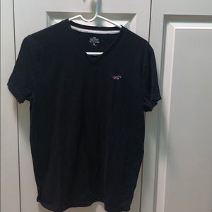 Hollister Small Black V Neck